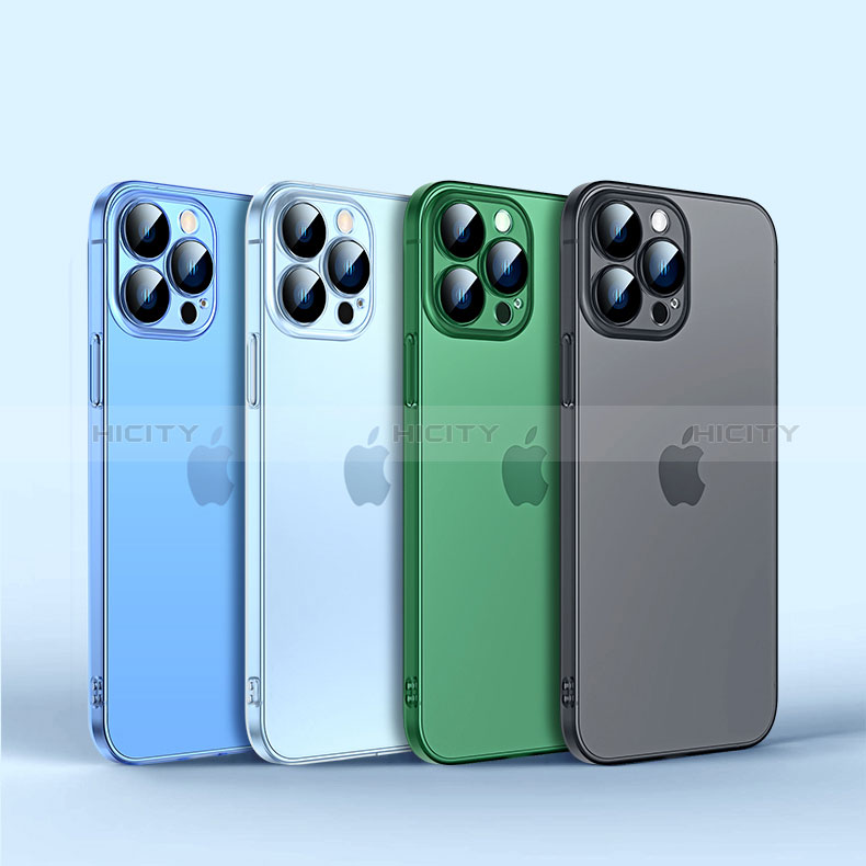 Apple iPhone 14 Pro用極薄ケース クリア透明 プラスチック 質感もマットQC1 アップル 