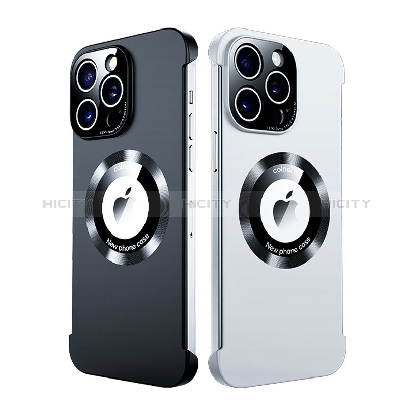 Apple iPhone 14 Pro用ハードケース プラスチック 質感もマット フレームレス カバー Mag-Safe 磁気 Magnetic T01 アップル 
