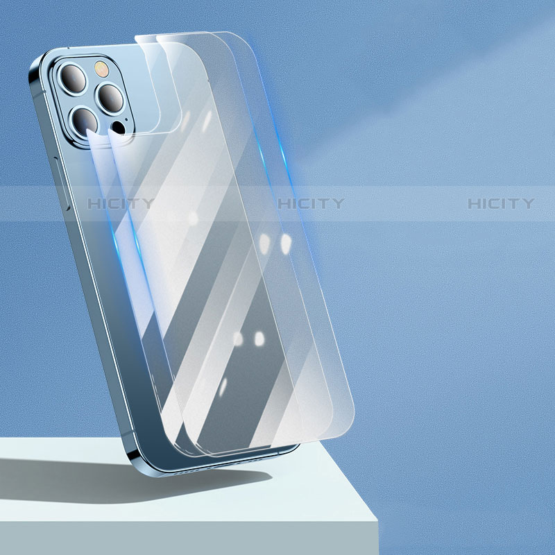 Apple iPhone 14 Pro用強化ガラス 背面保護フィルム B02 アップル クリア