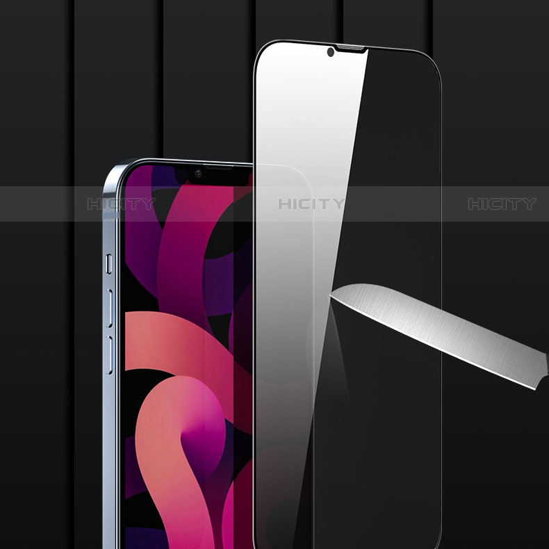 Apple iPhone 14 Pro用反スパイ 強化ガラス 液晶保護フィルム M14 アップル クリア