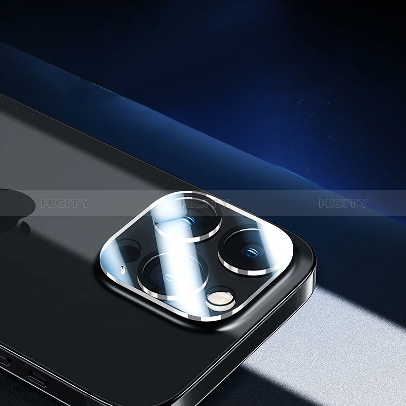 Apple iPhone 14 Pro用強化ガラス カメラプロテクター カメラレンズ 保護ガラスフイルム M02 アップル クリア