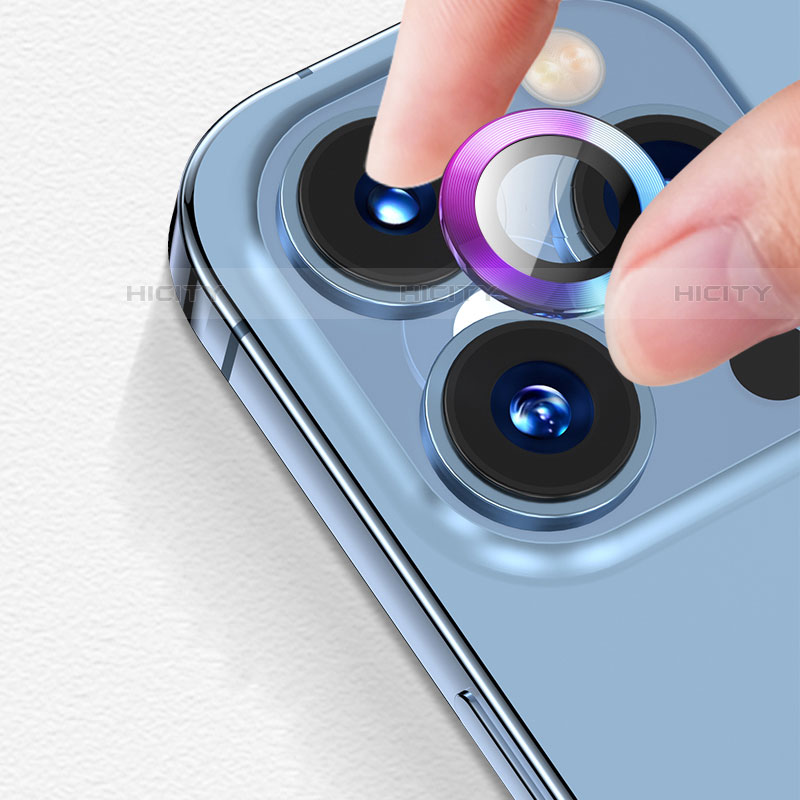 Apple iPhone 14 Pro用強化ガラス カメラプロテクター カメラレンズ 保護ガラスフイルム C08 アップル 