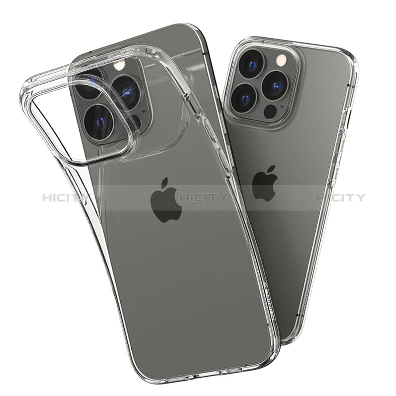 Apple iPhone 14 Pro Max用極薄ソフトケース シリコンケース 耐衝撃 全面保護 クリア透明 A06 アップル クリア