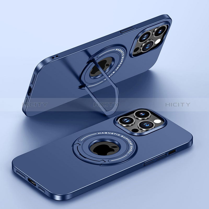 Apple iPhone 14 Pro Max用ハードケース プラスチック 質感もマット カバー Mag-Safe 磁気 Magnetic JB1 アップル ネイビー