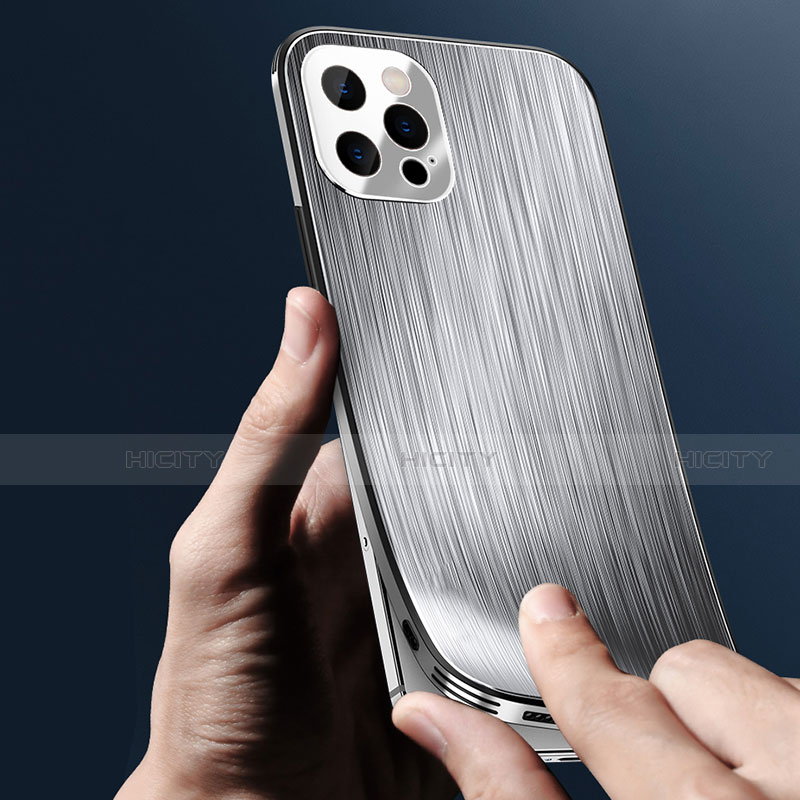 Apple iPhone 14 Pro Max用ケース 高級感 手触り良い アルミメタル 製の金属製 カバー M01 アップル 
