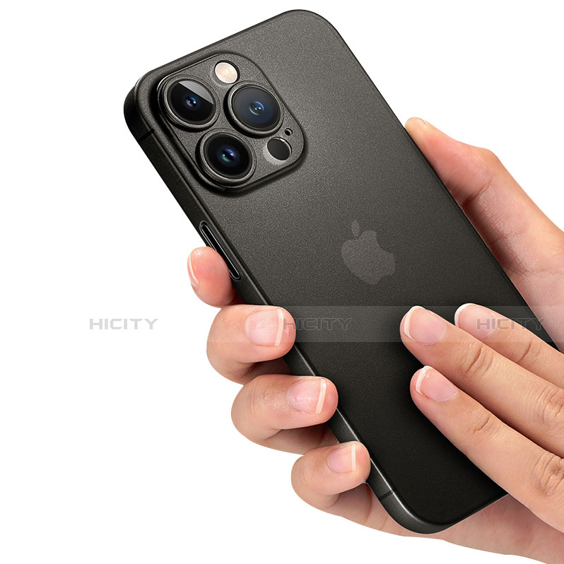Apple iPhone 14 Pro Max用極薄ケース クリア透明 プラスチック 質感もマットU02 アップル 
