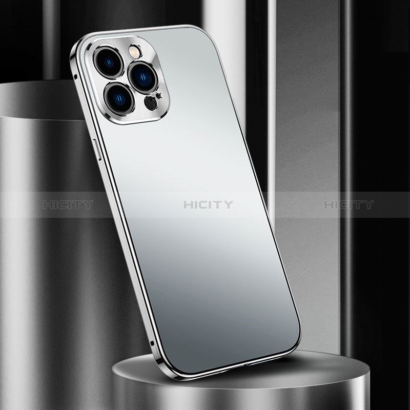 Apple iPhone 14 Pro Max用ケース 高級感 手触り良い アルミメタル 製の金属製 カバー M03 アップル 