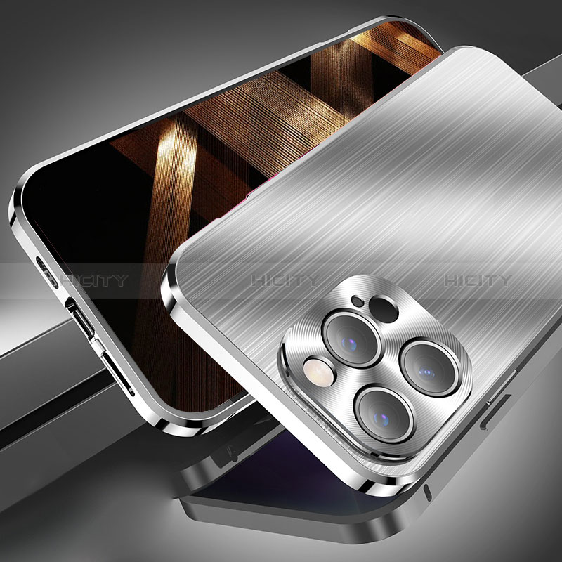Apple iPhone 14 Pro Max用ケース 高級感 手触り良い アルミメタル 製の金属製 カバー M06 アップル 