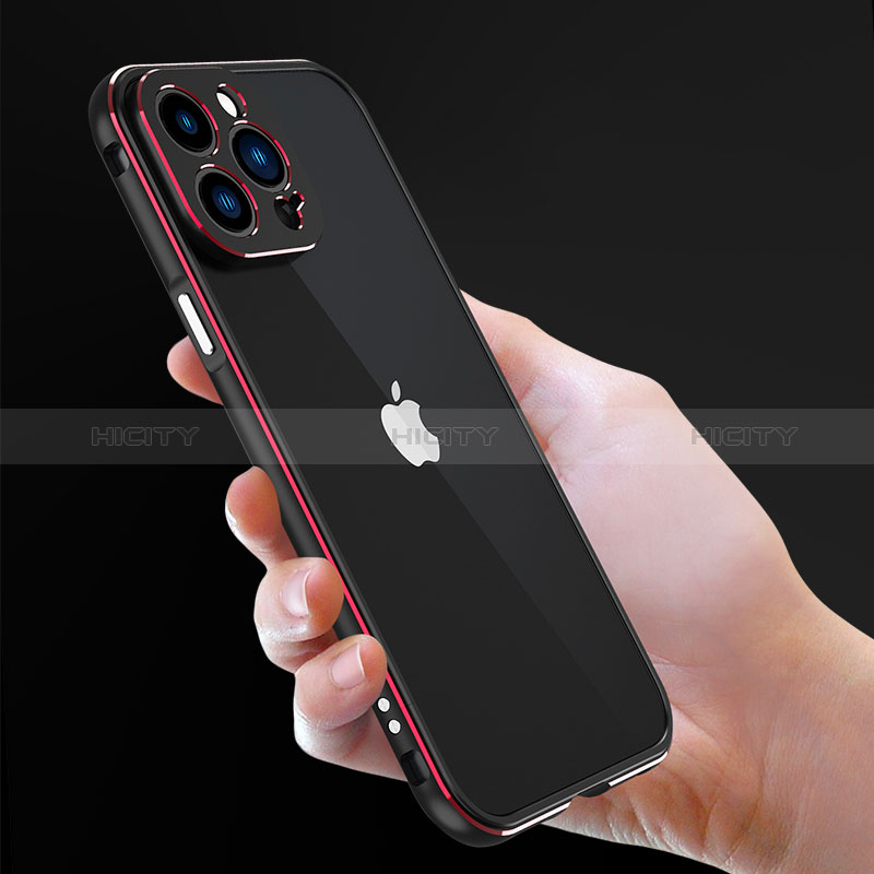 Apple iPhone 14 Pro Max用ケース 高級感 手触り良い アルミメタル 製の金属製 バンパー カバー アップル 