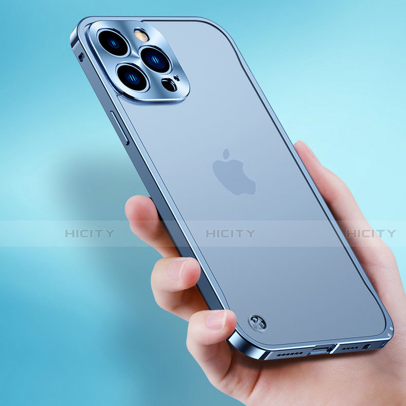 Apple iPhone 14 Pro Max用ケース 高級感 手触り良い アルミメタル 製の金属製 バンパー カバー A04 アップル 