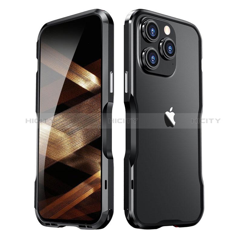 Apple iPhone 14 Pro Max用ケース 高級感 手触り良い アルミメタル 製の金属製 バンパー カバー LF2 アップル 