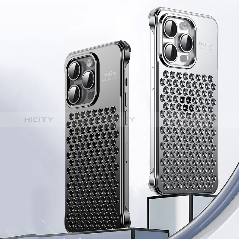 Apple iPhone 14 Pro Max用ケース 高級感 手触り良い アルミメタル 製の金属製 カバー QC1 アップル 