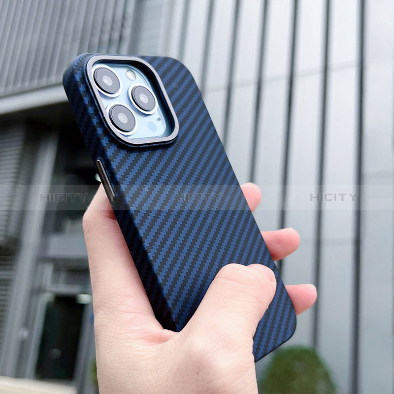 Apple iPhone 14 Pro Max用炭素繊維ケース ソフトタッチラバー ツイル カバー T01 アップル 
