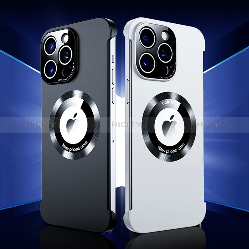 Apple iPhone 14 Pro Max用ハードケース プラスチック 質感もマット フレームレス カバー Mag-Safe 磁気 Magnetic T01 アップル 