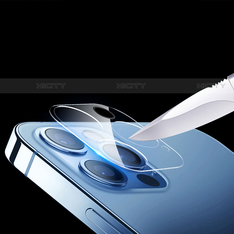 Apple iPhone 14 Pro Max用強化ガラス カメラプロテクター カメラレンズ 保護ガラスフイルム C02 アップル クリア
