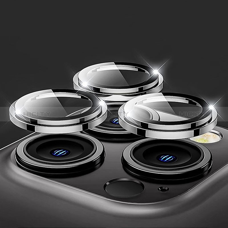 Apple iPhone 14 Pro Max用強化ガラス カメラプロテクター カメラレンズ 保護ガラスフイルム M01 アップル ブラック