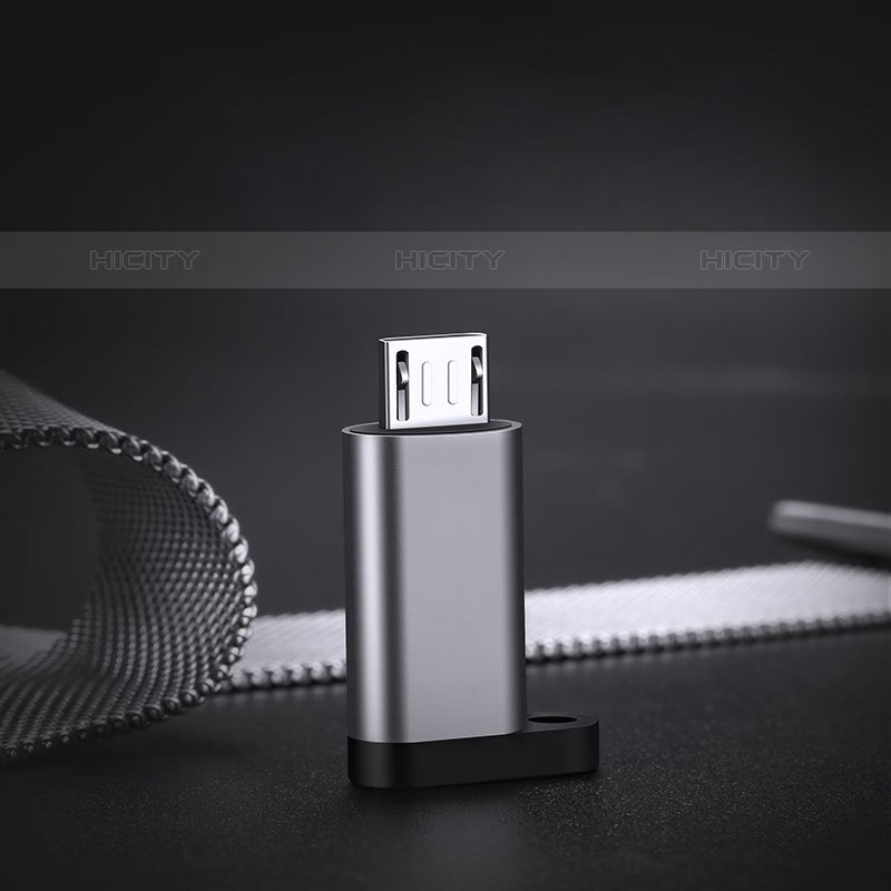 Apple iPhone 15用Type-C USB-C to Mocro USB-B アクティブ変換ケーブルアダプタ H02 アップル ダークグレー