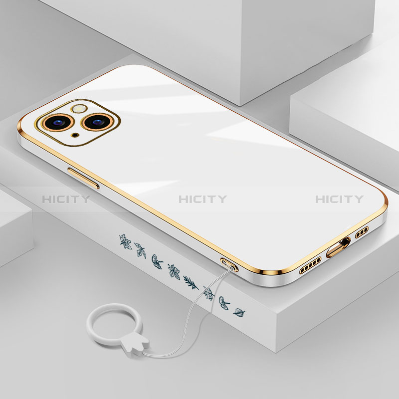 Apple iPhone 15用極薄ソフトケース シリコンケース 耐衝撃 全面保護 S03 アップル 