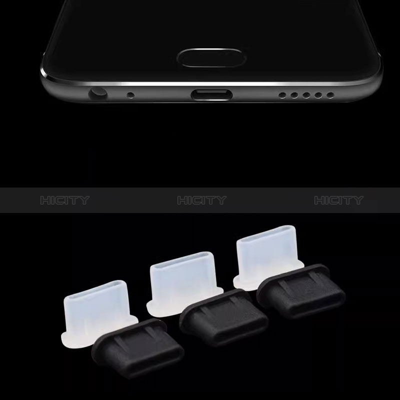 Apple iPhone 15用アンチ ダスト プラグ キャップ ストッパー USB-C Android Type-Cユニバーサル 5PCS アップル 