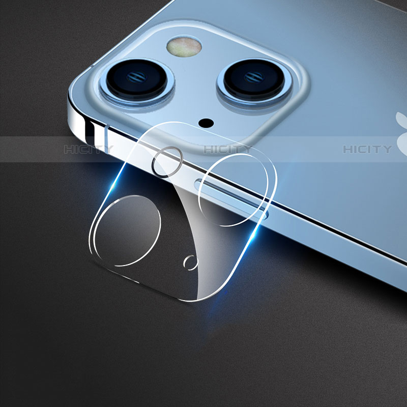 Apple iPhone 15用強化ガラス カメラプロテクター カメラレンズ 保護ガラスフイルム C01 アップル クリア