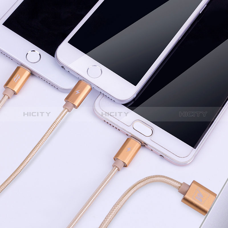 Apple iPhone 15 Plus用Lightning USBケーブル 充電ケーブル Android Micro USB Type-C 3A H03 アップル 