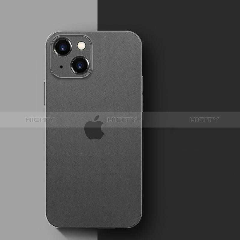 Apple iPhone 15 Plus用ハイブリットバンパーケース クリア透明 プラスチック カバー WT1 アップル 
