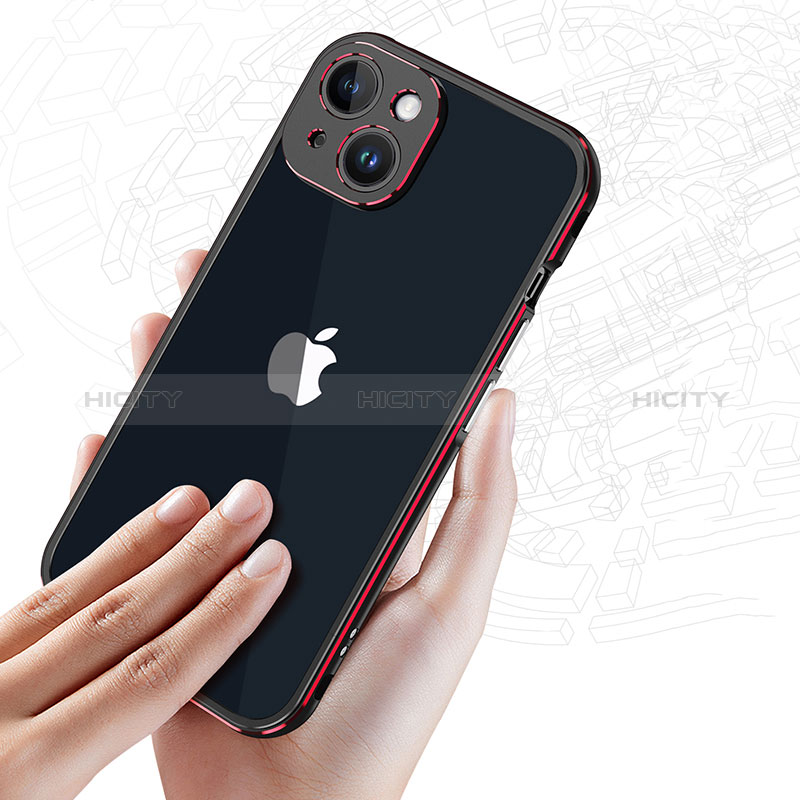 Apple iPhone 15 Plus用ケース 高級感 手触り良い アルミメタル 製の金属製 バンパー カバー JZ1 アップル 