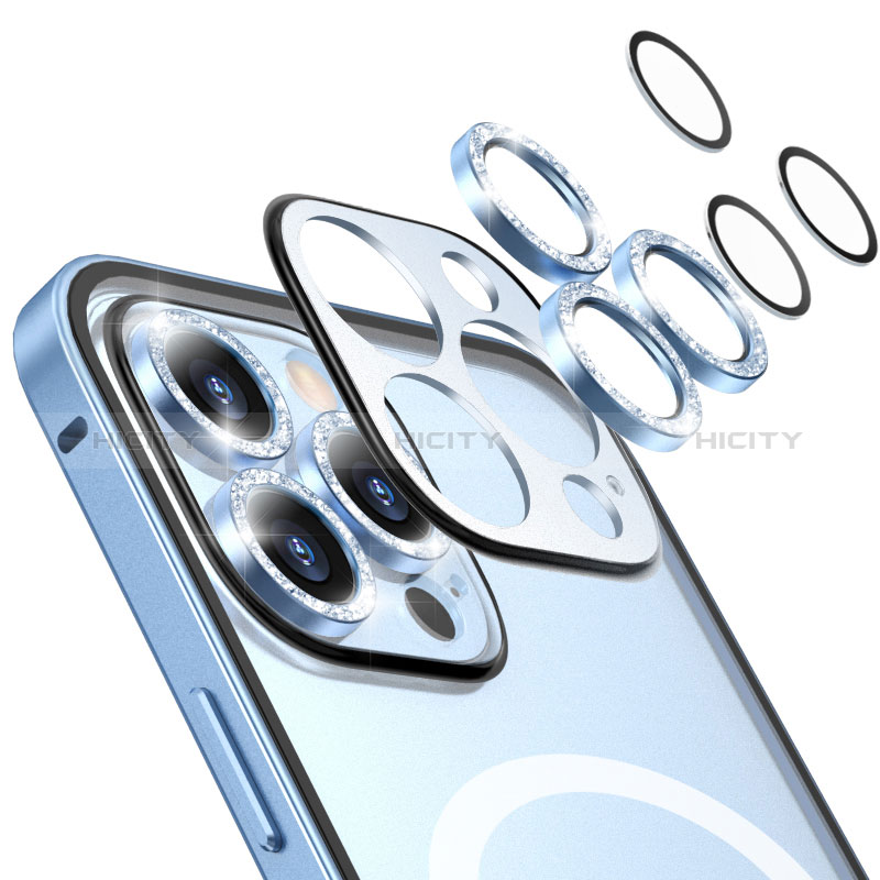 Apple iPhone 15 Plus用ケース 高級感 手触り良い メタル兼プラスチック バンパー Mag-Safe 磁気 Magnetic Bling-Bling LF1 アップル 