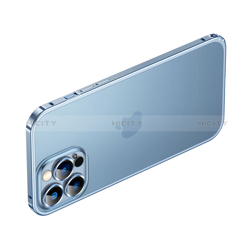 Apple iPhone 15 Plus用ケース 高級感 手触り良い メタル兼プラスチック バンパー QC3 アップル 