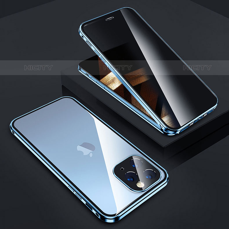 Apple iPhone 15 Pro用ケース 高級感 手触り良い アルミメタル 製の金属製 360度 フルカバーバンパー 鏡面 カバー Z05 アップル 