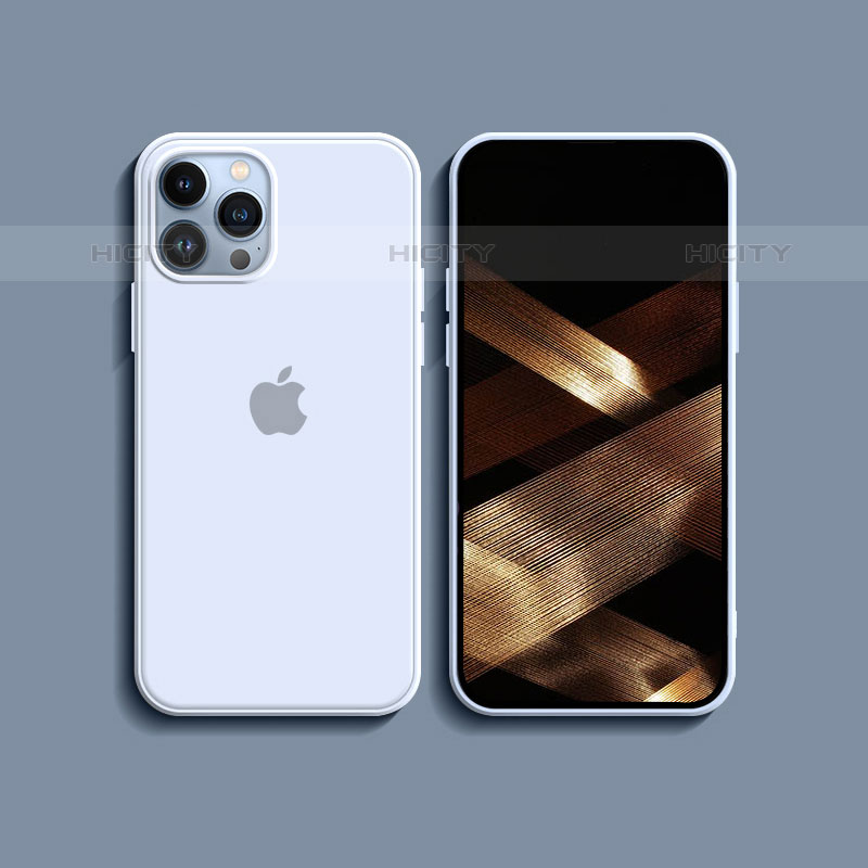 Apple iPhone 15 Pro用360度 フルカバー極薄ソフトケース シリコンケース 耐衝撃 全面保護 バンパー S08 アップル