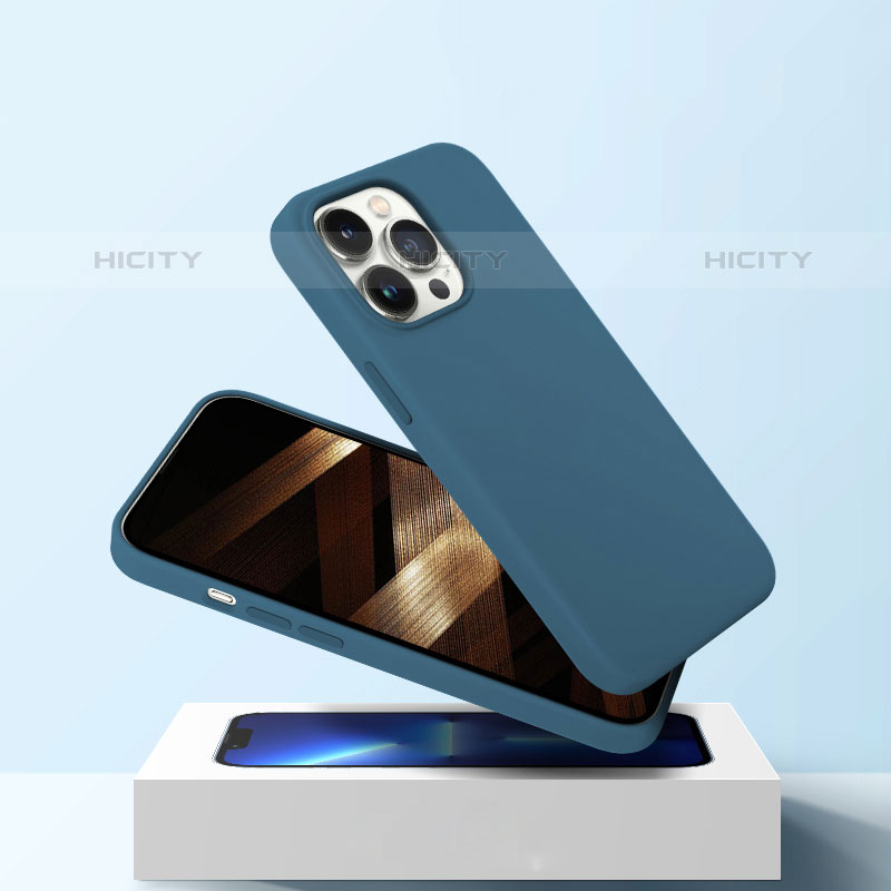 Apple iPhone 15 Pro用360度 フルカバー極薄ソフトケース シリコンケース 耐衝撃 全面保護 バンパー S08 アップル