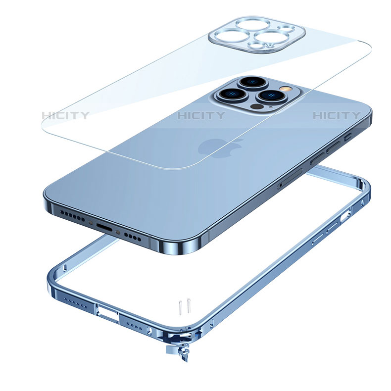 Apple iPhone 15 Pro用ケース 高級感 手触り良い アルミメタル 製の金属製 バンパー カバー LK1 アップル 