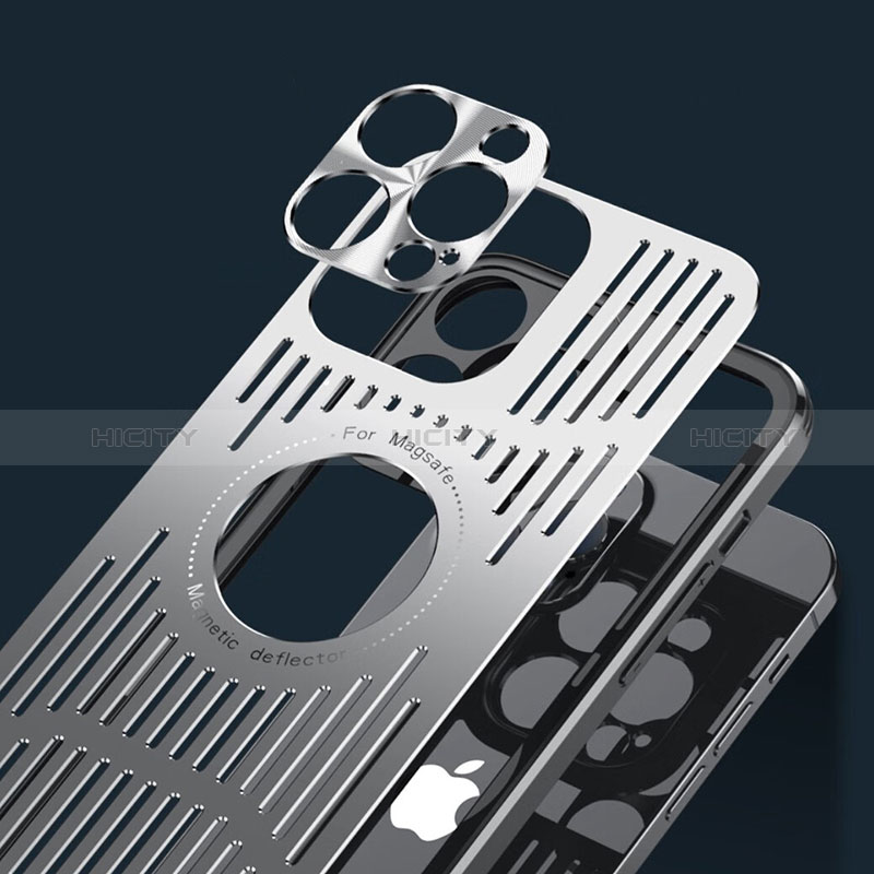 Apple iPhone 15 Pro用ケース 高級感 手触り良い アルミメタル 製の金属製 兼シリコン カバー Mag-Safe 磁気 Magnetic TX1 アップル 
