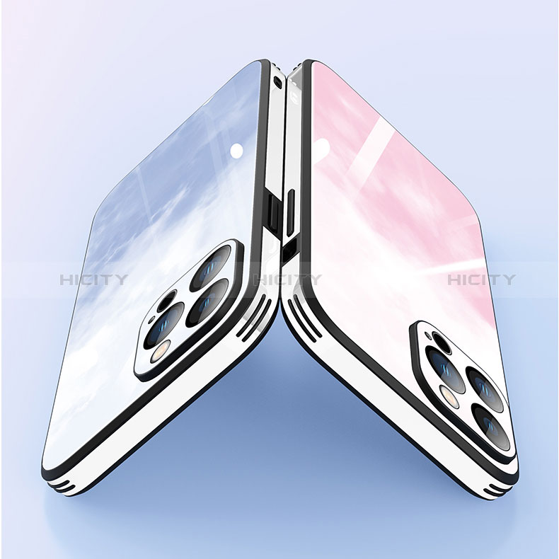 Apple iPhone 15 Pro用ハードケース プラスチック 質感もマット カバー 勾配色 AT1 アップル 