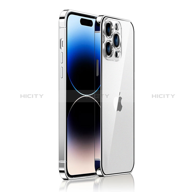 Apple iPhone 15 Pro用ケース 高級感 手触り良い メタル兼プラスチック バンパー JB1 アップル