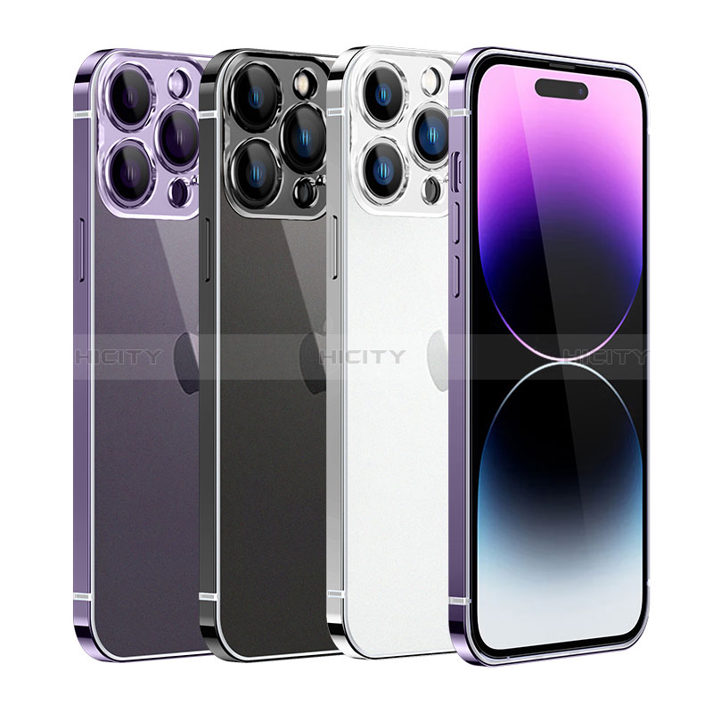 Apple iPhone 15 Pro用ケース 高級感 手触り良い メタル兼プラスチック バンパー JB1 アップル