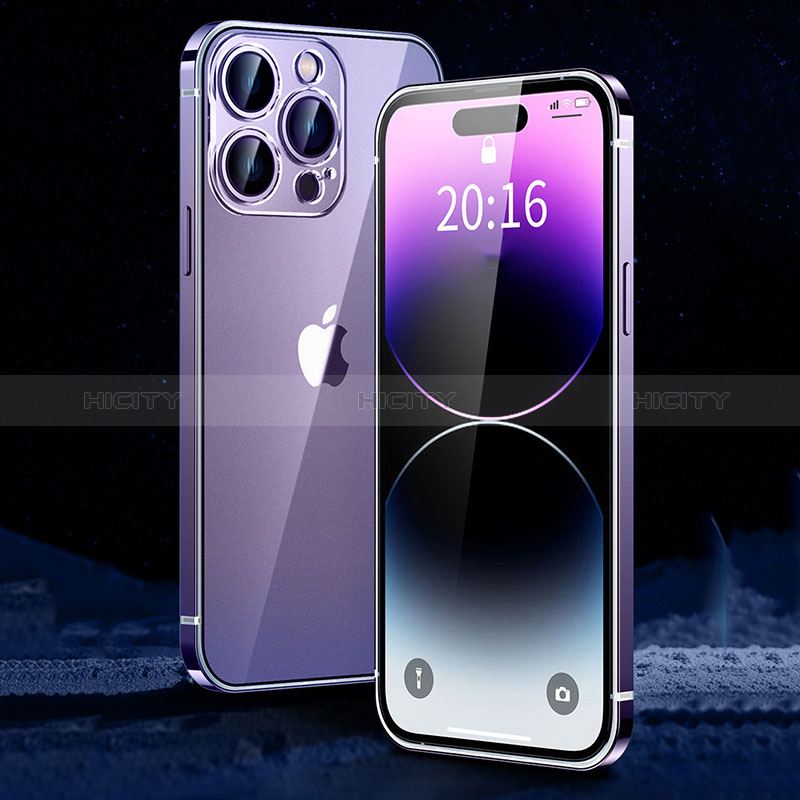 Apple iPhone 15 Pro用ケース 高級感 手触り良い メタル兼プラスチック バンパー JB1 アップル