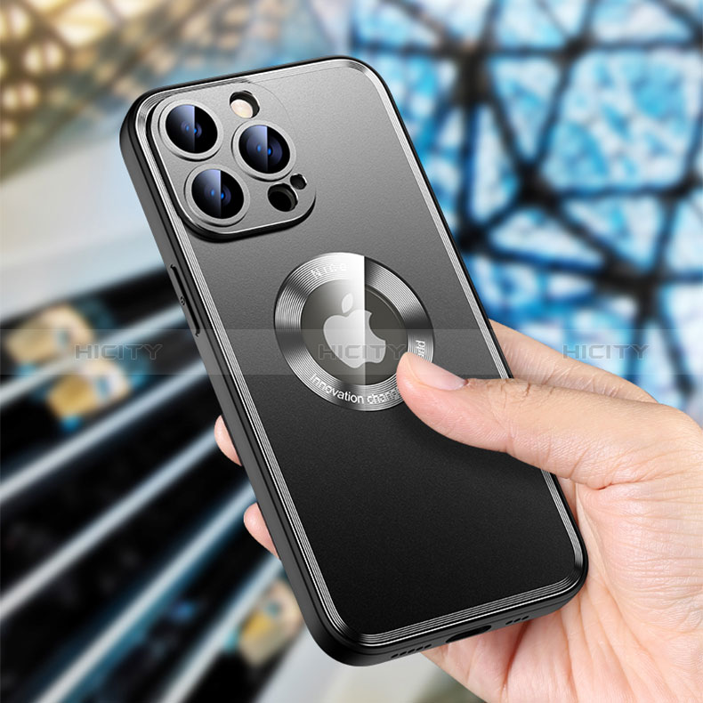 Apple iPhone 15 Pro用ケース 高級感 手触り良い アルミメタル 製の金属製 兼シリコン カバー Mag-Safe 磁気 Magnetic JL2 アップル