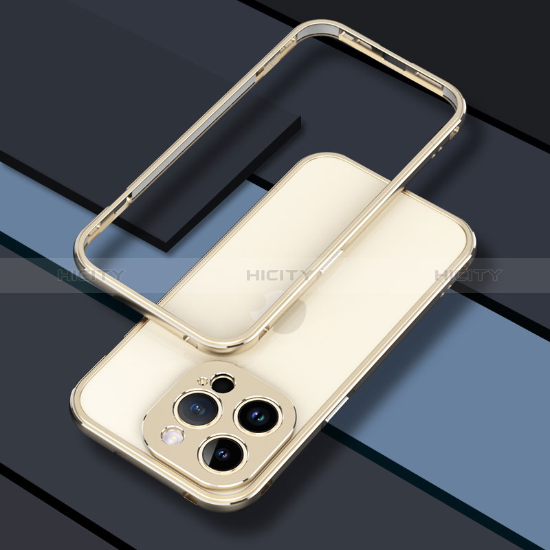 Apple iPhone 15 Pro用ケース 高級感 手触り良い アルミメタル 製の金属製 バンパー カバー JZ1 アップル 