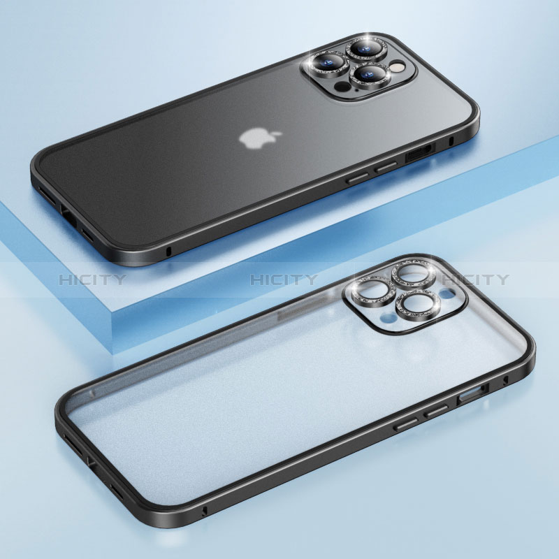 Apple iPhone 15 Pro用ケース 高級感 手触り良い メタル兼プラスチック バンパー Bling-Bling LF1 アップル