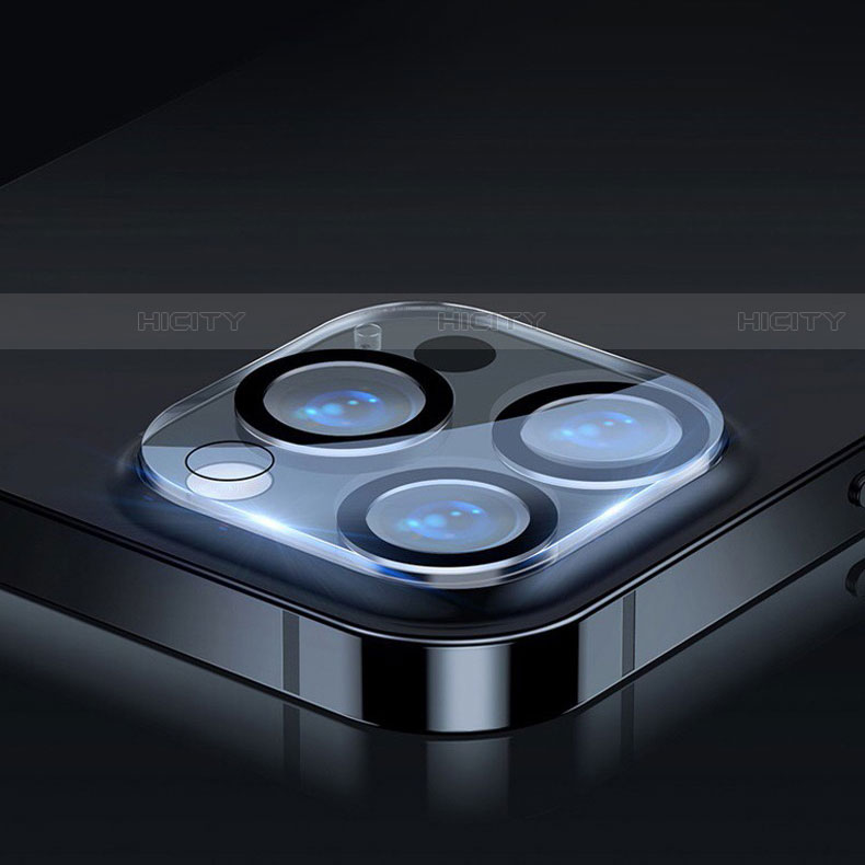 Apple iPhone 15 Pro用強化ガラス カメラプロテクター カメラレンズ 保護ガラスフイルム C05 アップル クリア