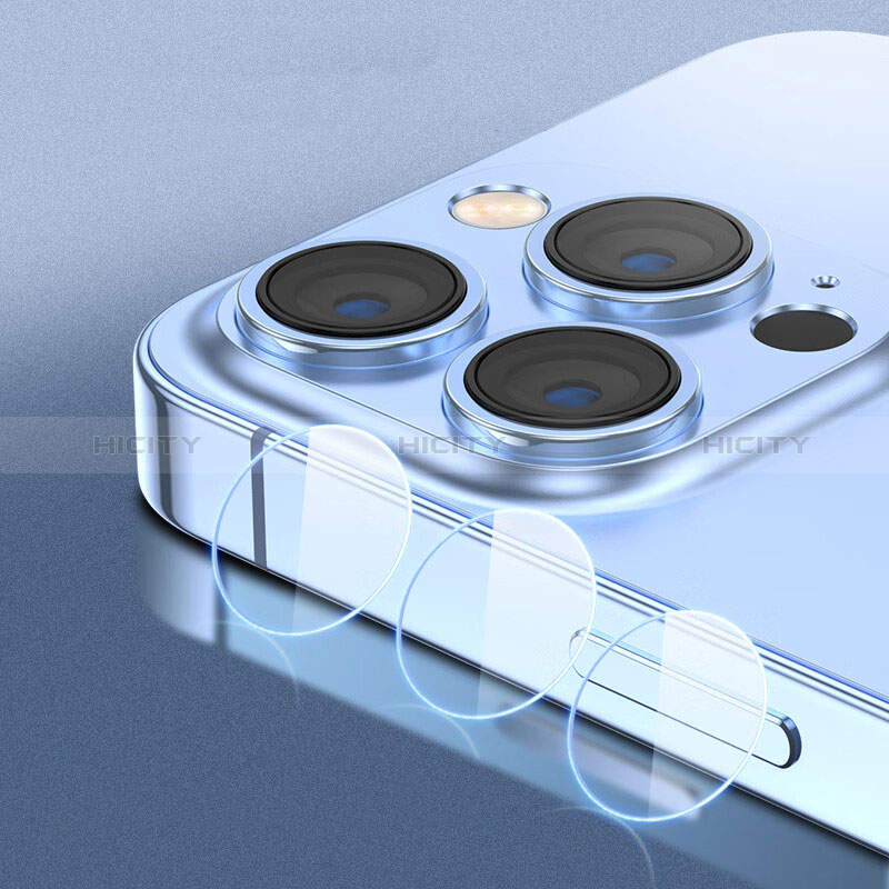 Apple iPhone 15 Pro用強化ガラス カメラプロテクター カメラレンズ 保護ガラスフイルム C11 アップル クリア