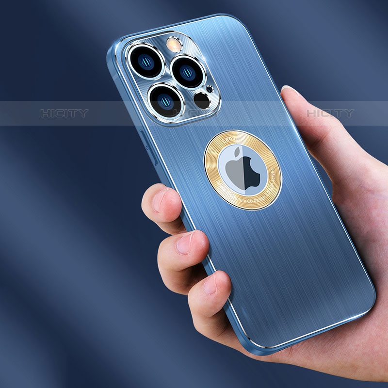 Apple iPhone 15 Pro Max用ケース 高級感 手触り良い アルミメタル 製の金属製 カバー M08 アップル 