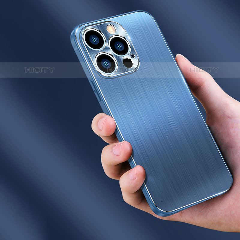 Apple iPhone 15 Pro Max用ケース 高級感 手触り良い アルミメタル 製の金属製 カバー M09 アップル