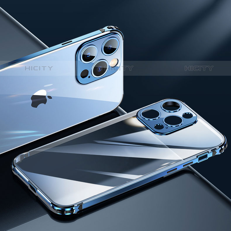 Apple iPhone 15 Pro Max用ケース 高級感 手触り良い アルミメタル 製の金属製 バンパー カバー A06 アップル 