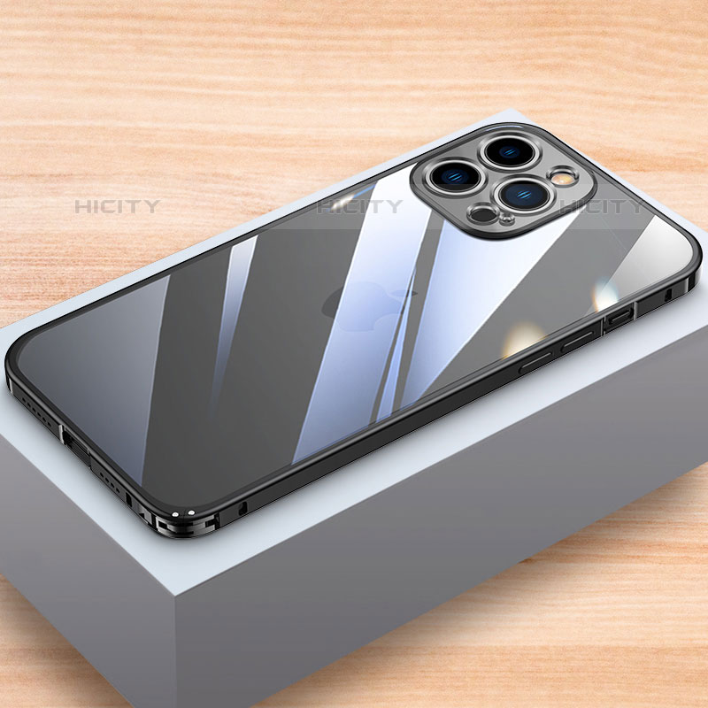 Apple iPhone 15 Pro Max用ケース 高級感 手触り良い アルミメタル 製の金属製 バンパー カバー LK1 アップル 