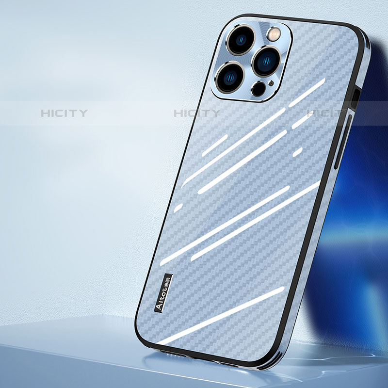 Apple iPhone 15 Pro Max用ハイブリットバンパーケース プラスチック 鏡面 カバー AT1 アップル