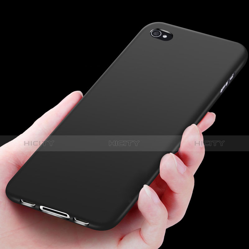 Apple iPhone 4用極薄ソフトケース シリコンケース 耐衝撃 全面保護 アップル ブラック