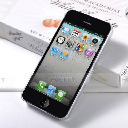 Apple iPhone 4用ソフトケース クリア透明 質感もマット アップル ホワイト